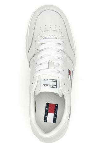 Bele usnjene superge z odstranljivim vložkom Tommy jeans The greenwich new ess