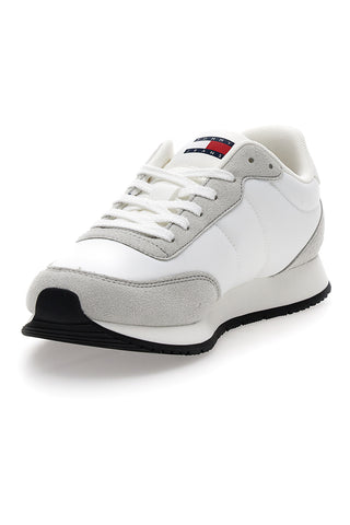 Bele in sive športne copate z odstranljivim vložkom Tommy jeans Tjm Class Runner