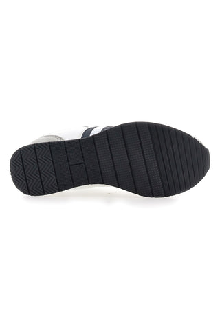 Bele in sive športne copate z odstranljivim vložkom Tommy jeans Tjm Class Runner