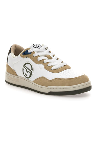 Bele in bež superge s stranskim logotipom Sergio tacchini STM614205