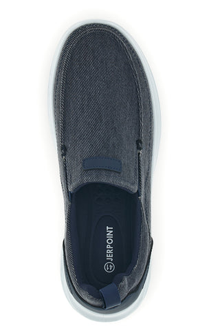 Modri mokasini iz lahke tkanine Jerpoint PK6130C