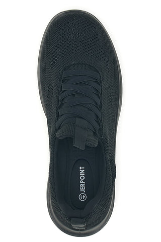 Črni čevlji z drsno tkanino light Jerpoint PK6230D
