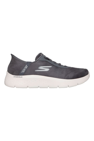 Scarpe da camminata grigie Slip-Ins Skechers Go Walk Flex Smooth Motion
