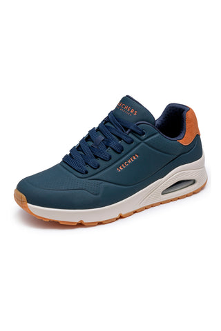 Sneakers blu con Memory Foam Skechers Uno Suited On Air