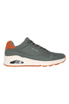 Sneakers verde oliva con Memory Foam Skechers Uno Suited On Air