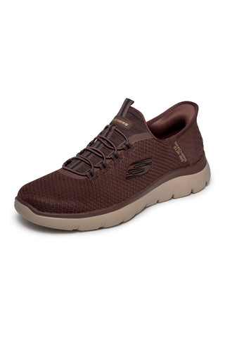 Sneakers sportive marroni Slip-Ins Skechers Summits High Range