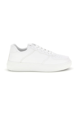 Sneakers Bianche con Dettagli Traforati Max dillan B008