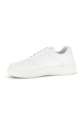 Sneakers Bianche con Dettagli Traforati Max dillan B008