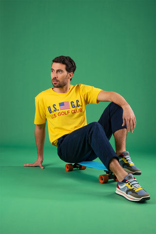 Rumena majica US Golf Club 1202