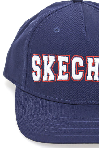 Klobuk z modrim šiltom Skechers ZBB14