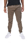 Hlače Cargo z manšetami Khaki Boardman 2750