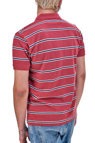 Polo majica z rdečimi črtami US Golf Club 1351