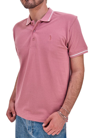 Polo majica z roza rokavi US Golf Club 1349