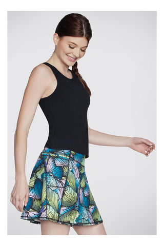 Črna majica brez rokavov Skechers Gowalk Shelf Bra Tank