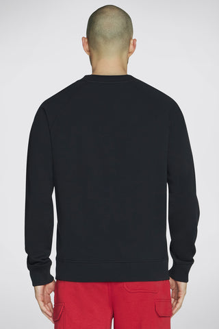 Črna majica z okroglim izrezom Skechers Classic Crew