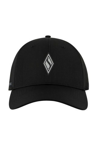 Črna kapa s ščitkom Skechers SkechWeave Diamond Snapback Hat
