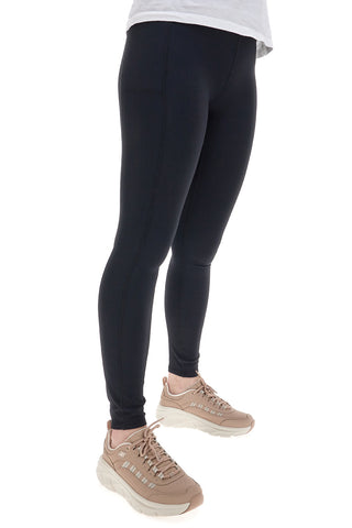 Črne ribane legice Skechers GO FLEX RIB High Waisted