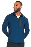 Modra majica brez kapuce in zadrgo po sredini SKECHERS Skech Cloud Thermal Full Zip Hoodie