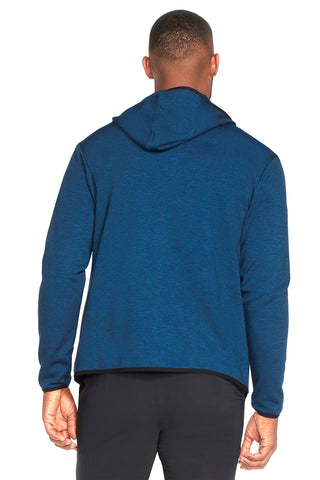Modra majica brez kapuce in zadrgo po sredini SKECHERS Skech Cloud Thermal Full Zip Hoodie