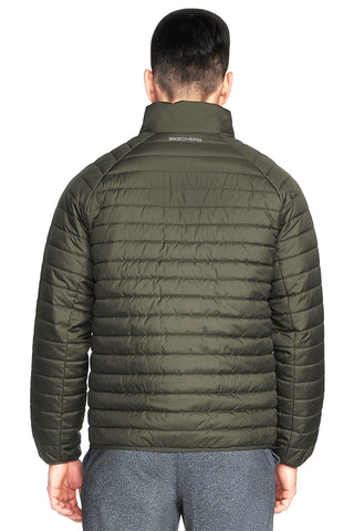 Zelena obojestranska jakna Skechers GO SHIELD Altitude Reversible Jacket