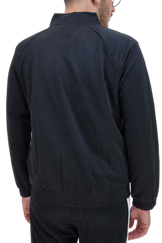 Črna majica brez kapuce Skechers Premier Track Jacket