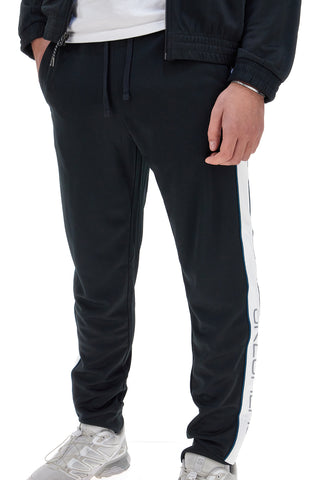 Črne hlače z belimi stranskimi trakovi SKECHERS Premier Track Pant