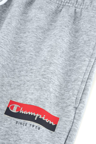 Sive športne hlače iz flisa CHAMPION RIB CUFF PANTS