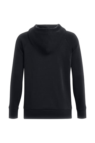 Črna majica z okroglim izrezom in kapuco Under Armour Rival Fleece Big Logo