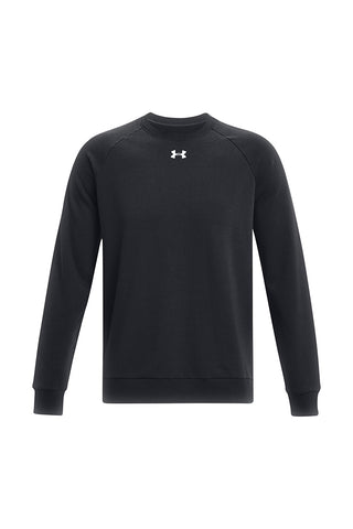 Črna majica z okroglim vratnim izrezom Under Armour Rival Fleece Crew