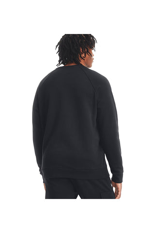Črna majica z okroglim vratnim izrezom Under Armour Rival Fleece Crew