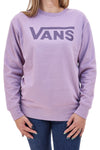 Vans Drop V Logo BFF Crew vijolična majica z okroglim izrezom brez kapuce
