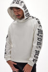 Bela kapuco s gotskim napisom BOARDMAN HOODIE GOTHIC 3190