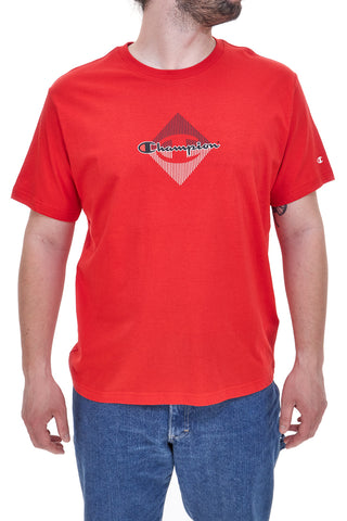 Majica z okroglim izrezom in kratkimi rokavi, rdeča CHAMPION SS Tee