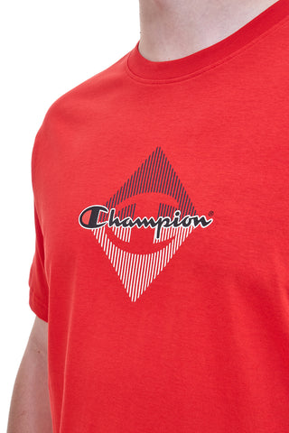Majica z okroglim izrezom in kratkimi rokavi, rdeča CHAMPION SS Tee