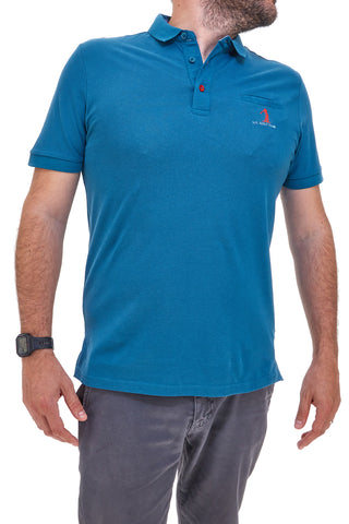 Polo majica z kratkimi rokavi Avio 100 % bombaž U.S. GOLF CLUB PO2051