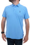 Polo majica z kratkimi rokavi, modra, 100 % bombaž, U.S. GOLF CLUB PO2000