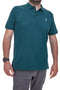 Polo majica z kratkimi rokavi, barva petrol, 100 % bombaž, U.S. GOLF CLUB PO2000