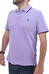 Polo majica z kratkimi rokavi, lila, 100 % bombaž, U.S. GOLF CLUB