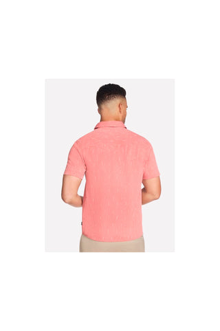 Skechers The GO WALK Air Printed Short Sleeve Shirt Mattone