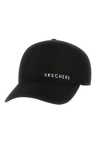 Črna kapa z nastavljivim trakom Skechers Skech-Shine Foil Baseball Hat