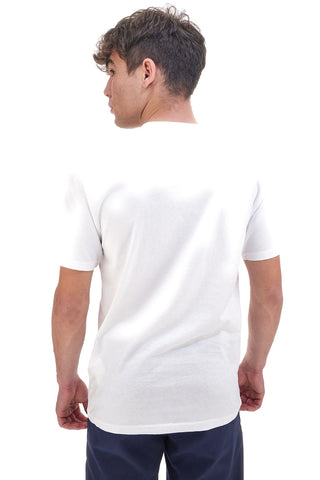 Bela majica z kratkimi rokavi Vans Script Tee-B