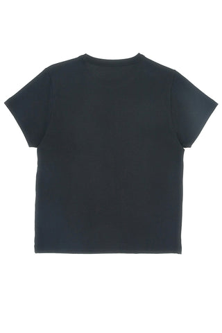 Črna bombažna majica z minimalističnim logotipom Vans Basic Mini SS