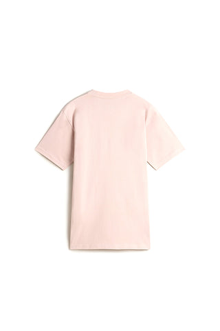 Rosa majica z okroglim izrezom Vans Left Chest Logo Tee