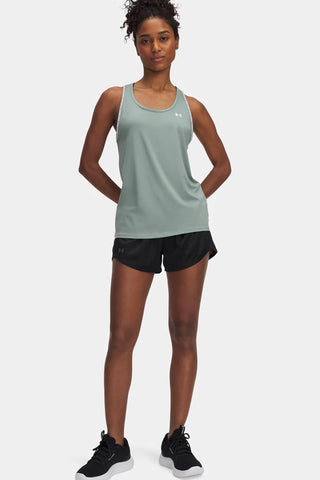 Črne hlače z elastičnim pasom UNDER ARMOUR Tech™ Play Up Shine