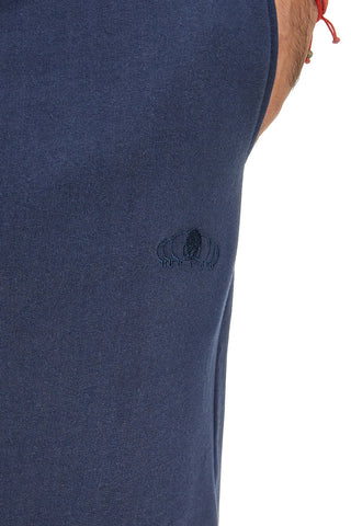 Modre bombažne jogger hlače Sevenoaks NBY820