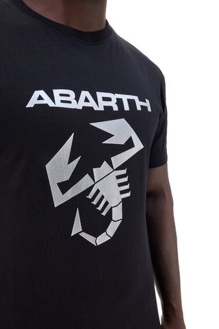 Črna majica z logotipom škorpijona Abarth AH023TEA