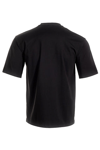Črna bombažna majica z gumiranim logotipom Joma Short Sleeve T-Shirt