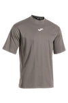 Siva bombažna majica z gumiranim logotipom Joma Step short sleeve