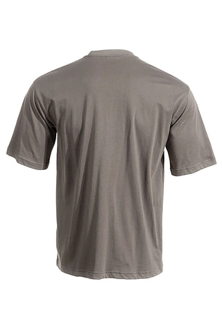 Siva bombažna majica z gumiranim logotipom Joma Step short sleeve