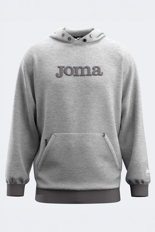 Siva majica z nastavljivo kapuco in 3D logotipom Joma Urban Street Hoodie